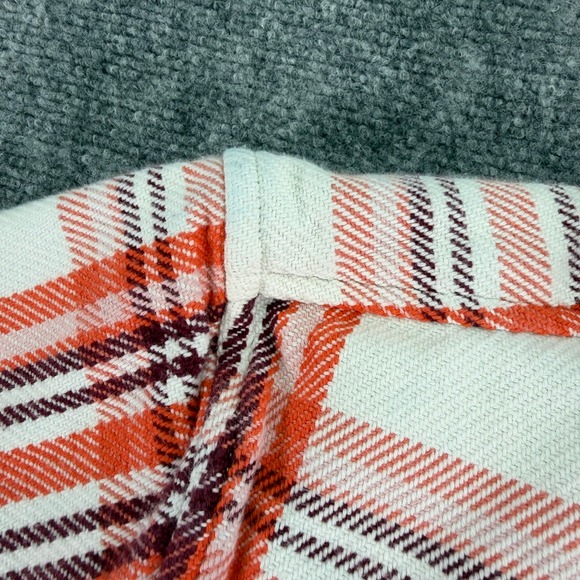 Outerknown Blanket Shirt Womens XL/XXL Plaid Flannel Warm Organic Cotton *STAINS - Picture 9 of 16